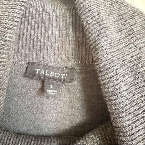 $5 SALE Talbots Gray Turtleneck Sweater with Long Sleeves - Picture 3 of 5